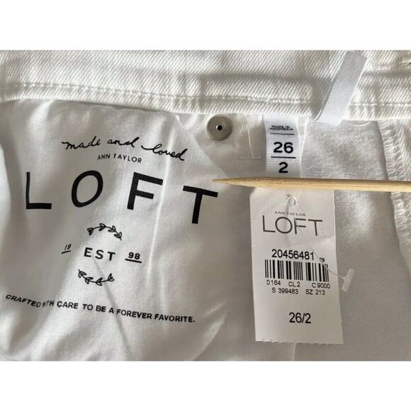 Ann Taylor White Boot Cut Pants - Picture 4 of 10